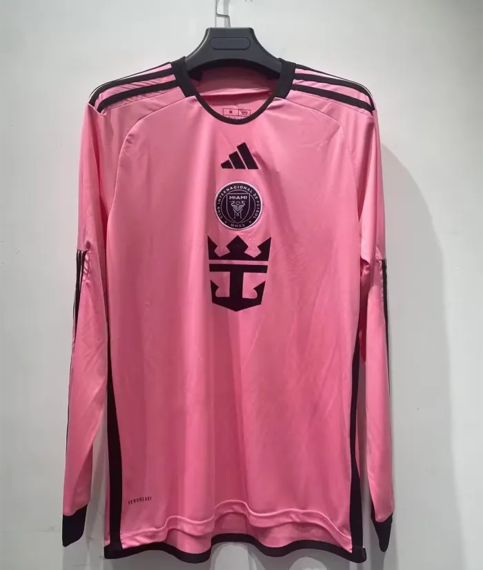 Inter Miami Home Man Long Sleeve Jersey 2024/2025