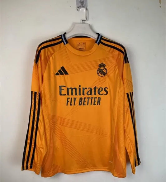 Real Madrid Away Man Long Sleeve Jersey 2024/2025