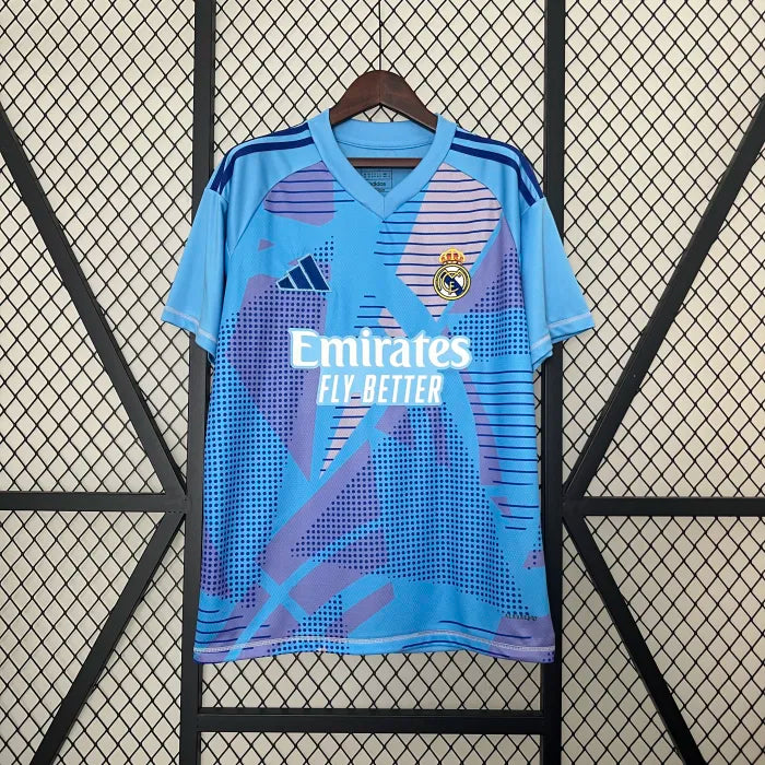 Real Madrid Goalkeeper Man Jersey 2024/2025 Blue