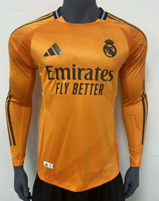 Real Madrid Away 24/25 Player Long Sleeve Jersey 24/25