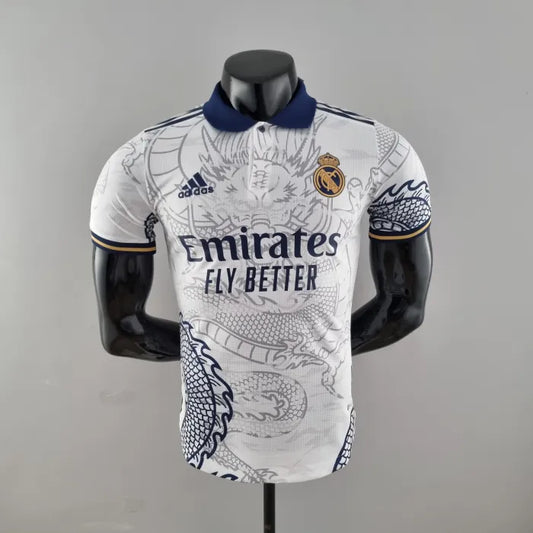 Real Madrid Chinese Dragon White Player Jersey 2022/2023