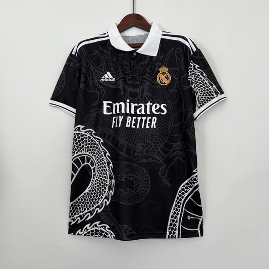 Real Madrid Chinese Dragon Black Player Jersey 2022/2023