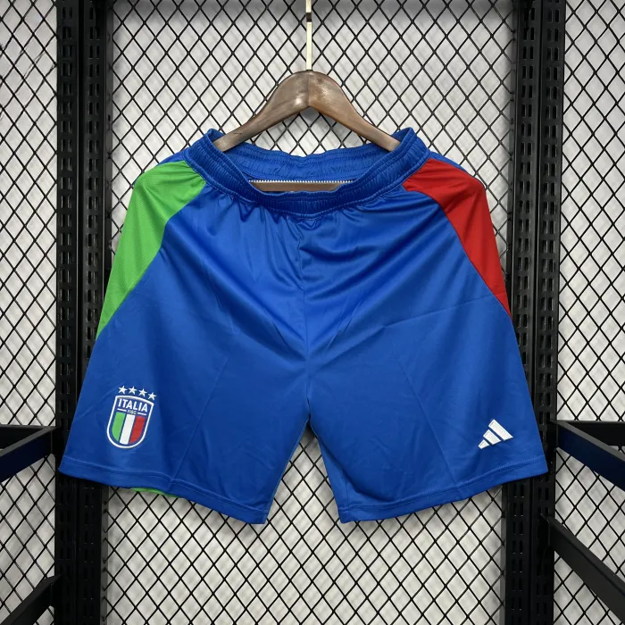 Italy Euro 2024 Home Shorts Blue