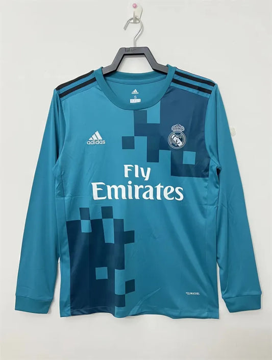 Real Madrid Third Retro Long Sleeves Jersey 2017/2018